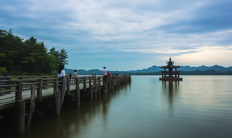 西湖十景之七雷峰夕照摄影图,高清,摄影图,摄影图片,图片大全,摄影图免费下载